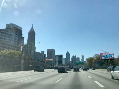 Atlanta highway traffic