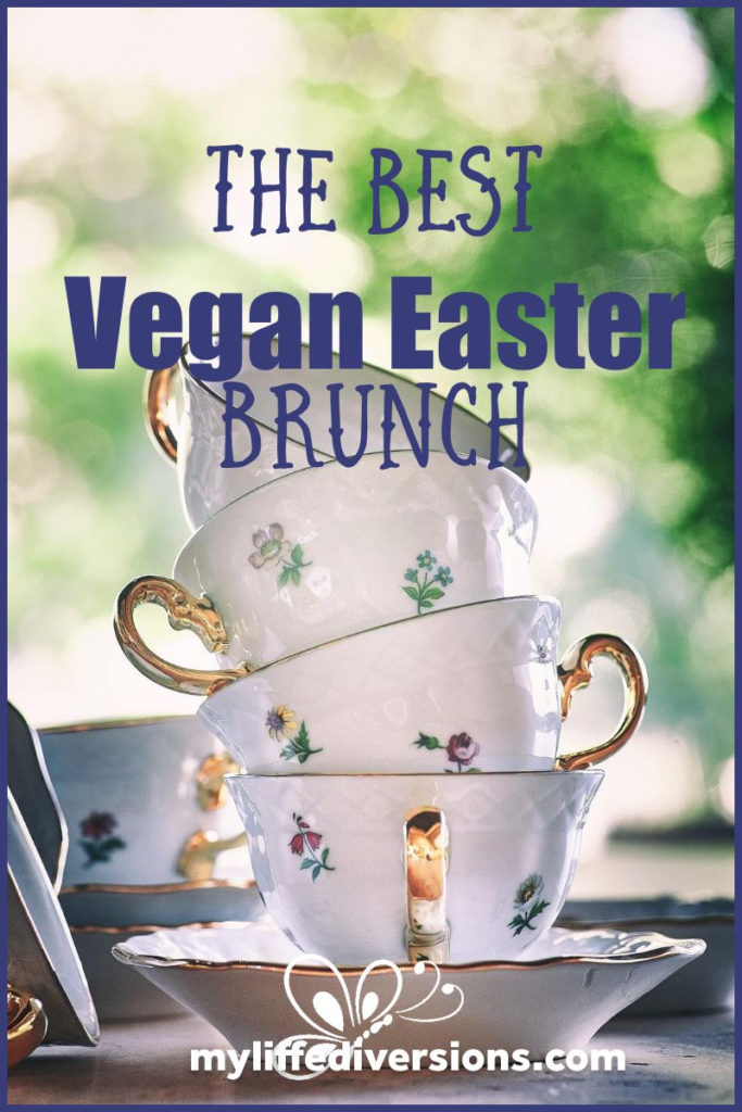 Divine Vegan Easter Brunch tea cups