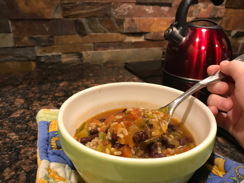 Vegan Jambalaya with pumpkin - My Life Diversions